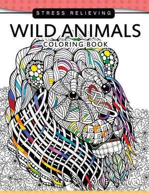 Wild Animals Coloring Books de Janet Nakata