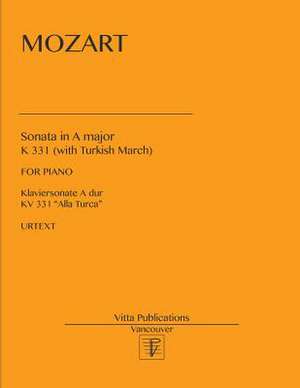 Sonata in a Major de Mozart, Wolfgang Amadeus