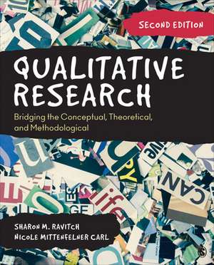 Qualitative Research: Bridging the Conceptual, Theoretical, and Methodological de Sharon M. Ravitch