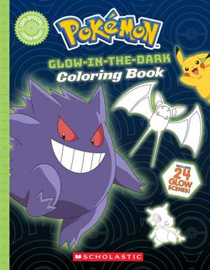 Pokémon Glow-In-The-Dark Coloring Book de Scholastic