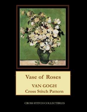 Vase of Roses de Collectibles, Cross Stitch