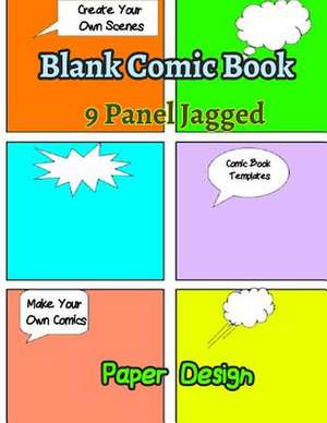 Blank Comic Book de Design, Paper