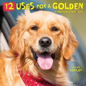 12 Uses for a Golden 2021 Wall Calendar (Dog Breed Calendar) de Willow Creek Press