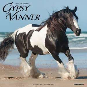 Gypsy Vanner Horse 2025 12 X 12 Wall Calendar de Willow Creek Press