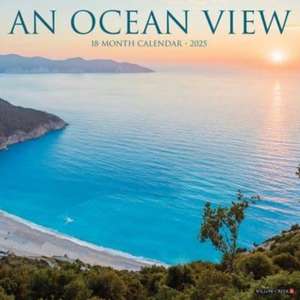 Ocean View 2025 12 X 12 Wall Calendar de Willow Creek Press