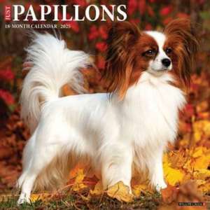 Just Papillons 2025 12 X 12 Wall Calendar de Willow Creek Press