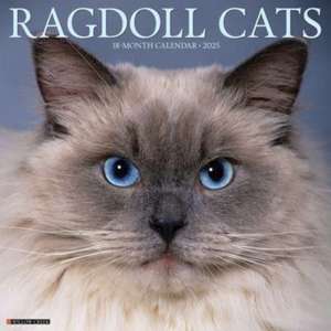 Ragdoll Cats 2025 12 X 12 Wall Calendar de Willow Creek Press