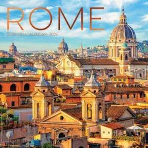 Rome 2025 12 X 12 Wall Calendar de Willow Creek Press