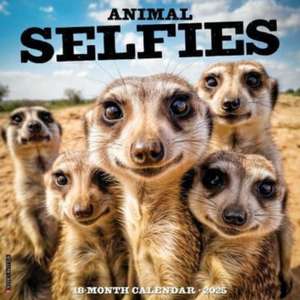 Animal Selfies 2025 12 X 12 Wall Calendar de Willow Creek Press