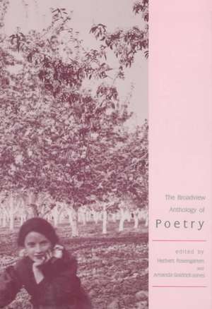 The Broadview Anthology of Poetry de Herbert Rosengarten