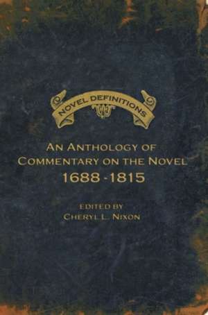 Novel Definitions de Dr. Cheryl L. Nixon