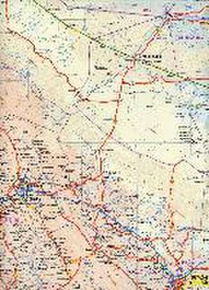 Saudi Arabia & Kuwait Travel Reference Map 1 : 1 750 000 / 1 : 390 000