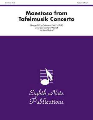 Maestoso (from Tafelmusik Concerto): Score & Parts de Georg Philipp Telemann