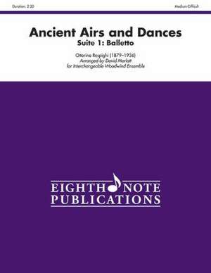 Ancient Airs and Dances, Suite 1 Balletto: Score & Parts de Ottorino Respighi