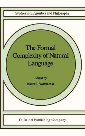 The Formal Complexity of Natural Language de W.J. Savitch