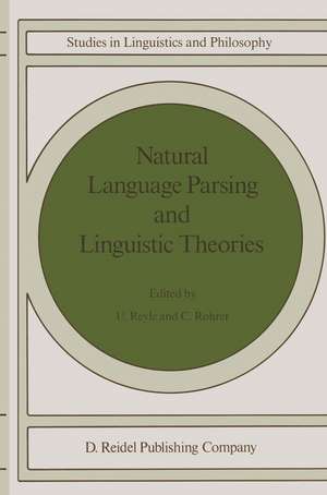 Natural Language Parsing and Linguistic Theories de U. Reyle