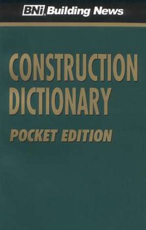 Construction Dictionary de BNI Building News