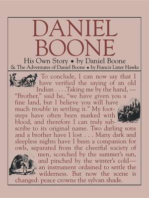 Daniel Boone: His Own Story de Daniel Boone