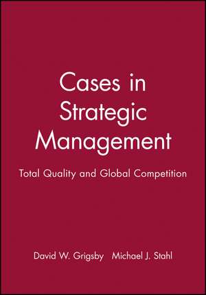 Cases in Strategic Management de Grigsby