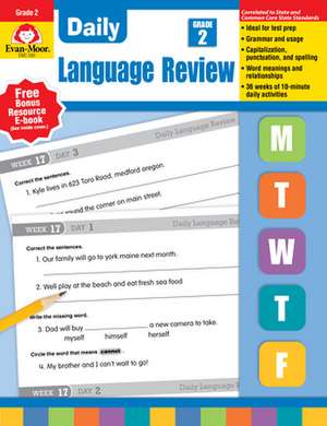 Daily Language Review, Grade 2 de Moore