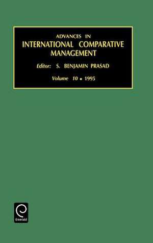 Advances in International Comparative Management de Srinivas Prasad