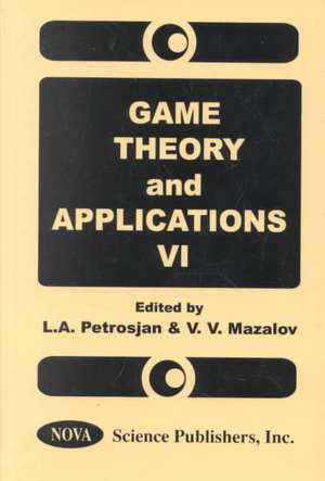 Game Theory & Applications, Volume 6 de L A Petrosjan