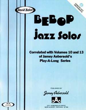 Bebop Jazz Solos de David Baker