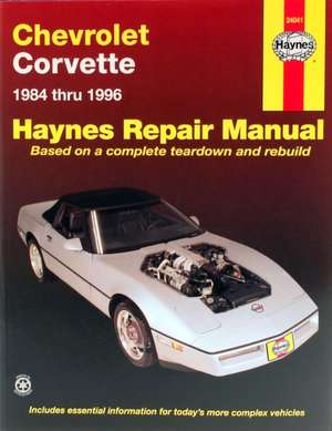 Chevrolet Corvette (84 – 96) de Haynes