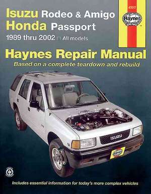 Isuzu Rodeo, Amigo & Honda Passport (89 – 02) de Haynes