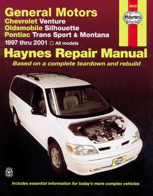 General Motors covering Chevrolet Venture, Oldsmobile Silhouette, Pontiac Trans Sport & Montana (1997–2005) Haynes Repair Manual (USA) de Haynes