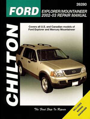 Ford Explorer & Mercury Mountainer 02–10 (Chilton) de Haynes