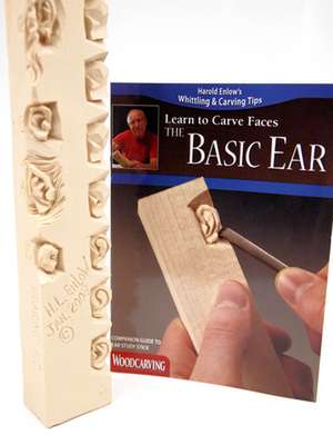 Ear Study Stick Kit (Learn to Carve Faces with Harold Enlow) de Harold L. Enlow