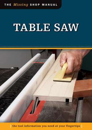 Table Saw de Fox Chapel Publishing