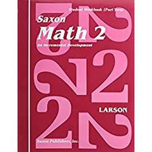 Saxon Math 2 Part Two de Larson