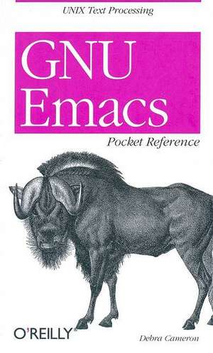 GNU Emacs – Pocket Reference de Debra Cameron