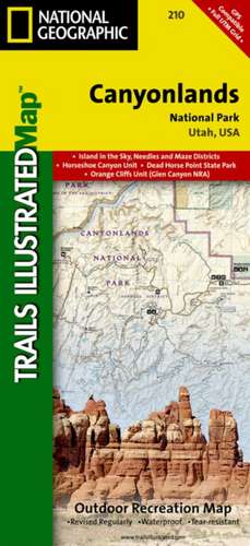 Canyonlands National Park: Trails Illustrated National Parks de National Geographic Maps