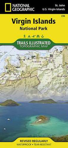 Virgin Islands National Park: Trails Illustrated National Parks de National Geographic Maps