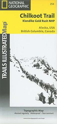 Chilkoot Trail/Klondike Gold Rush: Trails Illustrated National Parks de National Geographic Maps