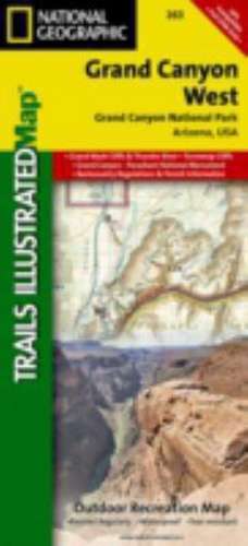 Grand Canyon West: Trails Illustrated National Parks de National Geographic Maps