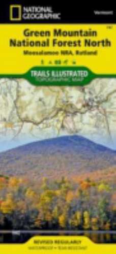 Green Mountains N.F., Moosalamoo NRA/Rutland: Trails Illustrated Other Rec. Areas de National Geographic Maps