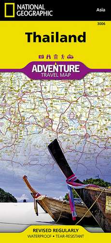 Thailand Map de National Geographic Maps