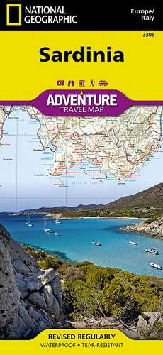 Sardinia: Travel Maps International Adventure Map de National Geographic Maps