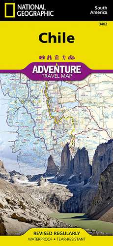 Chile: Travel Maps International Adventure Map de National Geographic Maps