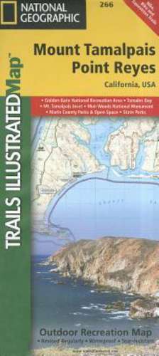 Mount Tamalpais/Pt. Reyes: Trails Illustrated Other Rec. Areas de National Geographic Maps