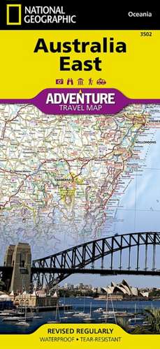 Australia, East: Travel Maps International Adventure Map de National Geographic Maps