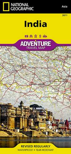 India: Travel Maps International Adventure Map de National Geographic Maps