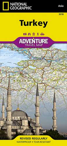 Turkey: Travel Maps International Adventure Map de National Geographic Maps