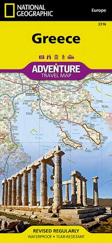 Greece: Travel Maps International Adventure Map de National Geographic Maps