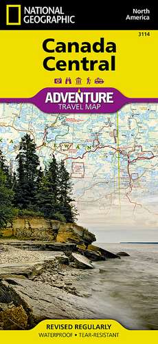Canada Central: Travel Maps International Adventure Map