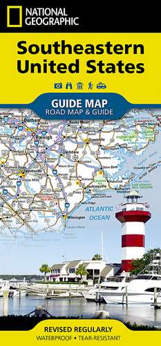 Southeastern USA Guide Map de National Geographic Maps